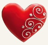Finders Key Purse Ruby Heart Key Finder