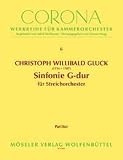 Sinfonie G-Dur: Streichorchester. Partitur. (Corona - Werkreihe f�r Kammerorchester)