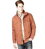 North Coast Pure Cotton Funnel Neck Field Jacket