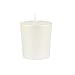 Zest Candle 12-Piece Votive Candles, Pearl White