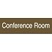 Engraved Sign - Conference Room - Brown