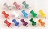 UNIVERSAL PRODUCTS / UNV31310 / Rainbow Color Push Pins, 100 per Pack, 3/8 Point / Sold as 1 PK