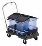Rubbermaid 21.44 X 5.69 X 39.12 Black Ice Cart - 9F55