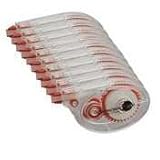 ITA60233 - Correction Tape,Resist Tear,1/5x32.8,10/PK,Smoke Dispenser