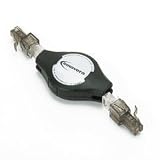 Retractable LAN and Modem Cable, Compact Size