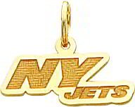 14K Gold NFL New York Jets Charm