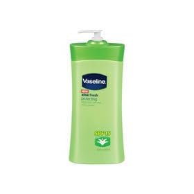 Vaseline Advanced Benefits Aloe Fresh Protecting Body Lotion SPF 15, 20.3 oz