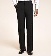 Big & Tall Straight Leg Flat Front Trousers
