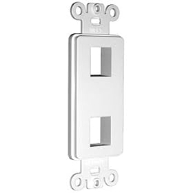 Click here to buy New brand Niles MB-2JD Phone Jacks Faceplate Insert - RJ-11 Phone - White.
