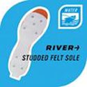 Korkers Sportsman Series Replacement Soles - Studded Felt