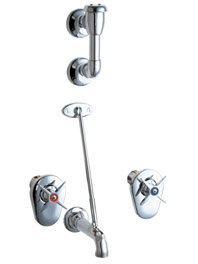 Buy Chicago Faucets 911-ISCP Service and Wash Sink Fittings - 8" Widespread, Chrome online at Discounted New and Used prices. Delivered to your door with Off-The-Bookshelf.