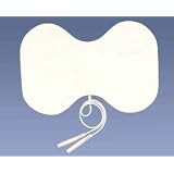 LGMedSupply 4 x 6 Inches TENS Unit Butterfly Electrode - White Foam Topping - 1 Per Pack