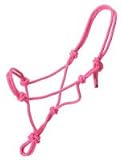 Poly Nylon Miniature Horse Halter - Pink