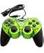 USB 2.0 PC Dual Double Shock Controller(Black & Green) for Dell laptop
