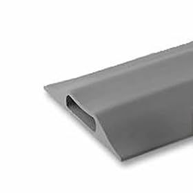 Cable-Tex Rubber Cable Floor Cover Protector Trunking Grey 67x12 1m