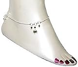 Tiger-eye Gemstone Anklet Buy Body Jewelry Online 20 Grams 10.75 " (anklt597b)