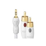 AudioQuest Mini-1 Stereo mini-to-RCA adapter cable 2 meters