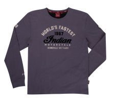 Indian Motorcycle Mens Heritage Munro Long Sleeve Tee (Xl) Indian Motorcycle Mens Heritage Munro Long Sleeve Tee (Xl)
