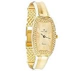Arte d Oro 1/2 ct tw Diamond Satin Bangle Watch18K Gold