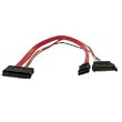 StarTech.com Micro SATA to SATA with SATA Power Adapter Cable - 12 Inch (MCSATAF12S)