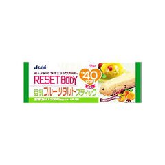 【アサヒフードアンドヘルスケア】リセットボディ 豆乳フルーツタルトスティック 9袋セット 2本入り×9袋