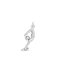 1" Girl Gymnastics Charm