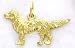 14k Gold Irish Setter Dog Charm