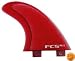 PC3 Red Tint Performance Core GlassTri Fin Set