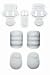 Sporting Goods : Adams USA Seven Piece Slotted Hip Pad Set