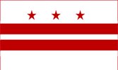 Washington D.C. 3'x5' Polyester Flag
