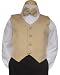 Champagne Vest and Bowtie - Includes Black Trousers and White Tuxedo Shirt