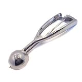 1 1/4 Ounce Size 30 Stainless Steel Round Squeeze Disher (13-0637)