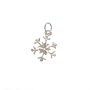 Sterling Silver Delicate Snowflake Charm Christmas Winter 13.5mm