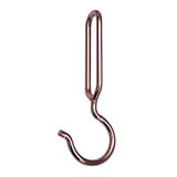 Buy 5 Hanging Bar Hooks - Brass-Plated - 6 cards (24 hooks total)