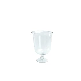 Keep It Simple With Katie Brown Glass Pedestal Hurricane Candle Holder 6.5-inch by... by 