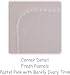 SwaddleDesigns Swaddle Designs Pastel Pink w/White Trim Swaddling Swaddler Blanket