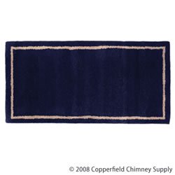 Woodfield Blue Contemporary Rectangular Wool Rug 22" x 44" Woodfield Blue Contemporary Rectangular Wool Rug 22" x 44"