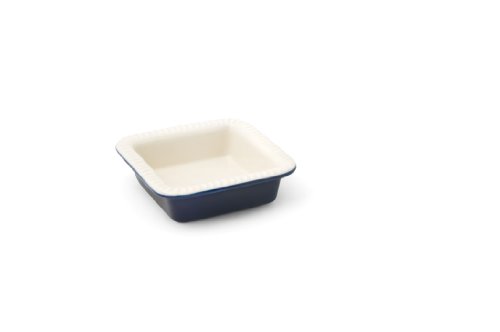 BlissHome Hairy Bikers World Quadratische Backform f&uuml;r Pasteten und Pies Gr&ouml;&szlig;e S, blau