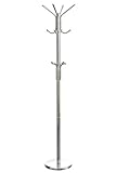 Premier Housewares 178 cm Floor Standing Coat Stand, Chrome