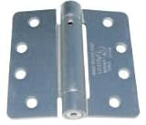 Emtek 95034US26D Satin Chrome Emtek Plated Steel Hinges 4 x 4; 5/8 Radius Corner Spring Hinges