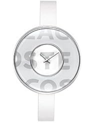 Lacoste Club Collection Figari Leather Strap White Dial Womens watch #2000541