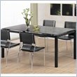 IMAGE OF Zuo Liftoff Casual Dining Table with Glass Top