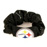 Pittsburgh Steelers NFL Jersey Hair Scrunchie (Black)