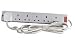 6 gang 13A extension lead with surge protection, 2.0m