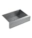 Vault Single Basin Sink with Shortened Apron Front for 30" Cabinet