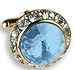 Light Blue with Crystal Setting