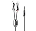 Belkin iPhone Y Adapter Cable - 3.5mm Plug to 2-RCA Plugs - 7 Feet