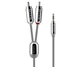 Belkin iPhone Y Adapter Cable - 3.5mm Plug to 2-RCA Plugs - 7 Feet