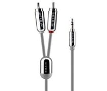 Belkin iPhone Y Adapter Cable - 3.5mm Plug to 2-RCA Plugs - 7 Feet