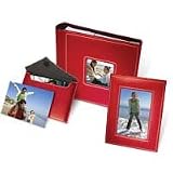 Kodak Photo Sharing Set, with Album, Frame & Photo Pouch, Red, Holds 200 4